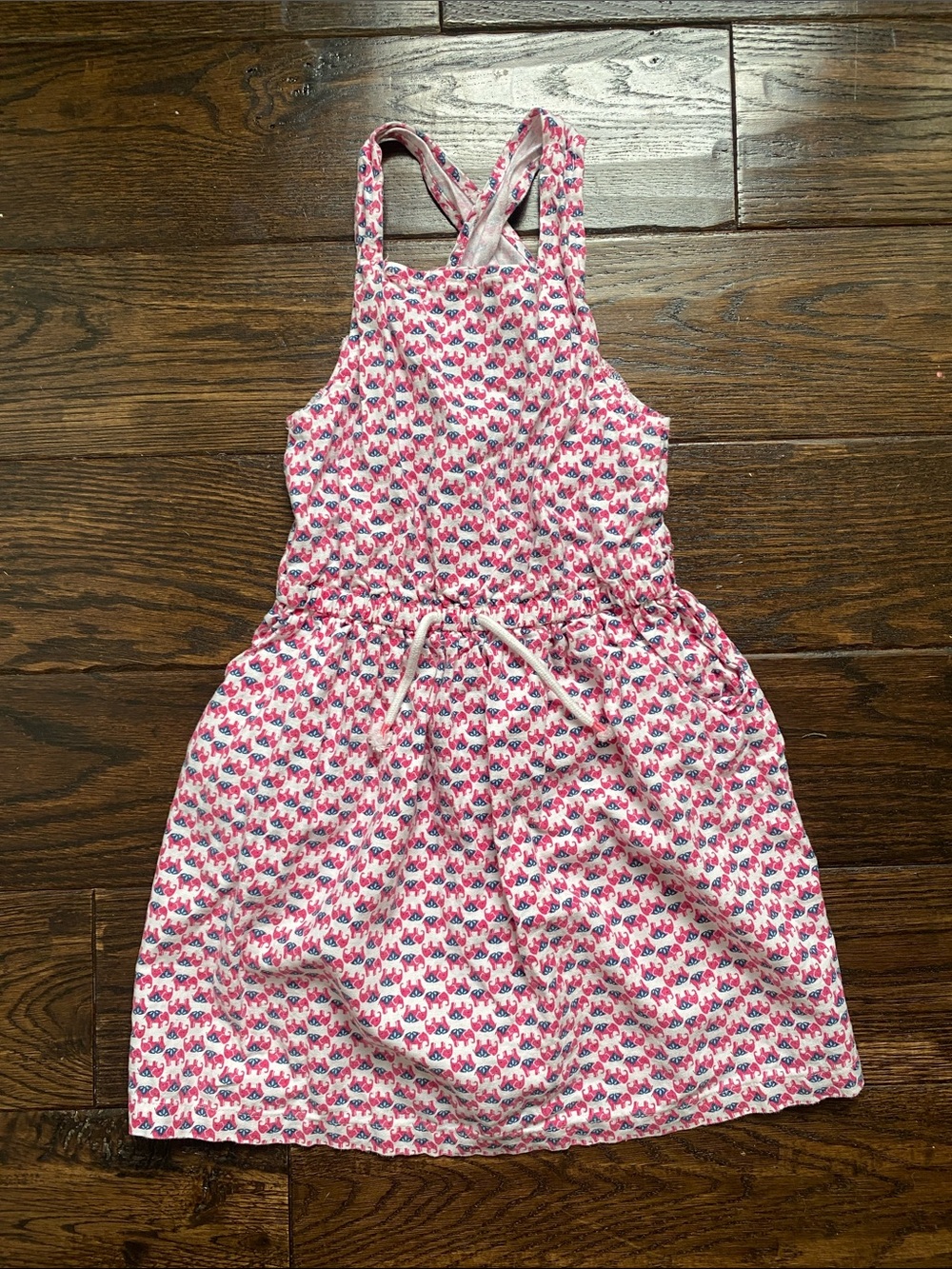 Carter’s Elephant Print Crossback Linen Sundress